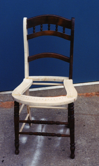 Cane-seat chair