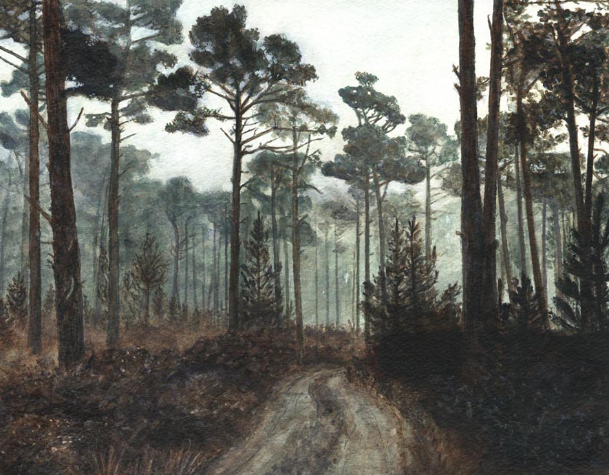 Forest painting