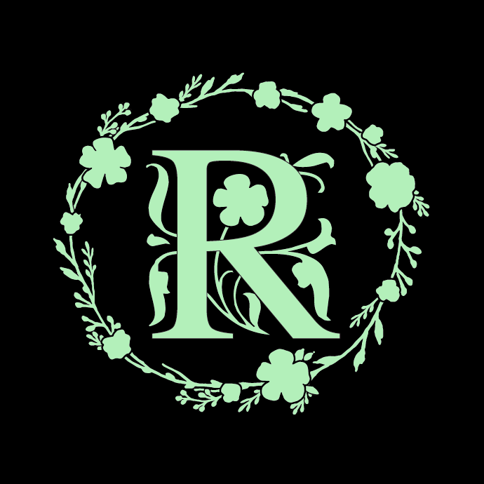 Floral R Monogram