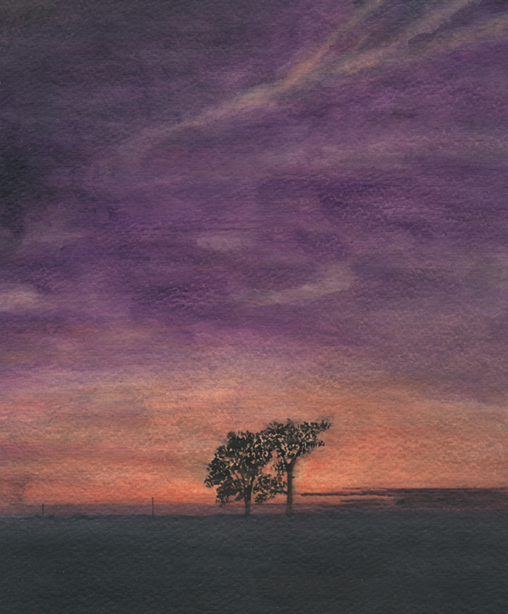 Sunset painting
