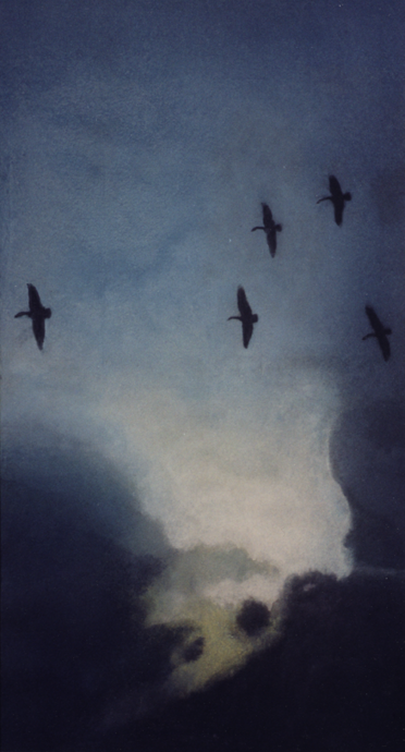 Goose Migration painting