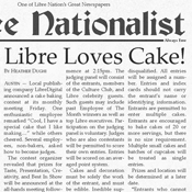 Cake Contest Flier